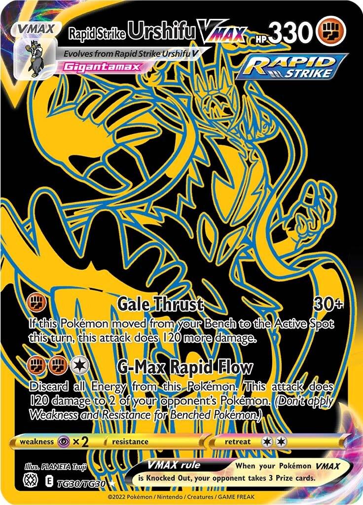 Brilliant Stars Rapid Strike Urshifu VMAX Pokémon card